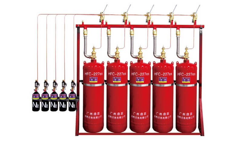 七氟丙烷灭火设备系统